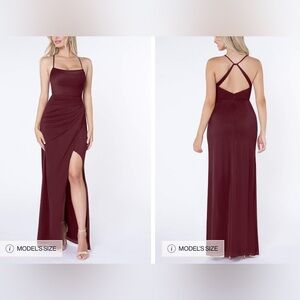 Azazie Kalea Maxi Dress (Petite)